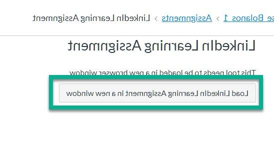 LinkedIn Learn Canvas Button